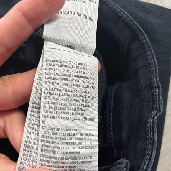 Abercrombie & Fitch navy blue skinny pants size 2 - Picture 9 of 9